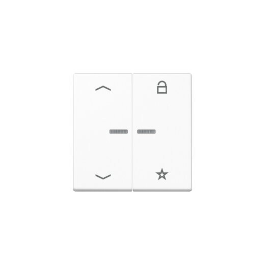 Jung Steuertaste FMA1701BFPWW eNet Funk