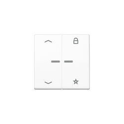 Jung Steuertaste FMAS1701PWW eNet Funk