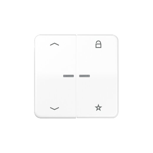 Jung Steuertaste FMCD1701PWW eNet Funk