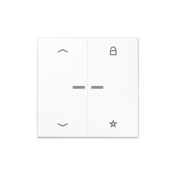 Jung Steuertaste FMLS1701PWW eNet Funk