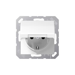 Jung Steckdose SCHUKO SPAS1520NXKLWW m.Klappd.o.Kralle