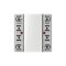 Jung Tastsensormodul LS52941ST KNX Universal 4fach