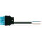 WAGO konfektionierte Anschlussleitung Eca Stecker/offenes Ende blau 771-5001/165-000