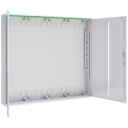 ABN Feldverteiler AP T:160mm Leer 288 TE 4x6-rg.m.Vollt....