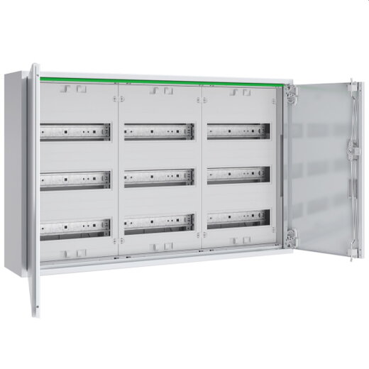 ABN Feldverteiler AP T:160mm m.Vollt.3x3-rg.KS REG ABNRM303R01