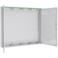 ABN Feldverteiler AP T:160mm Leer 4x6-rg.m.Mediat....