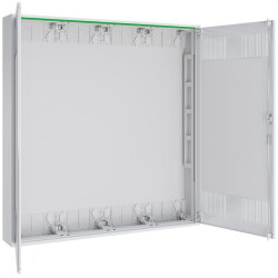 ABN Feldverteiler AP T:160mm Leer 4x7-rg.m.Mediat....