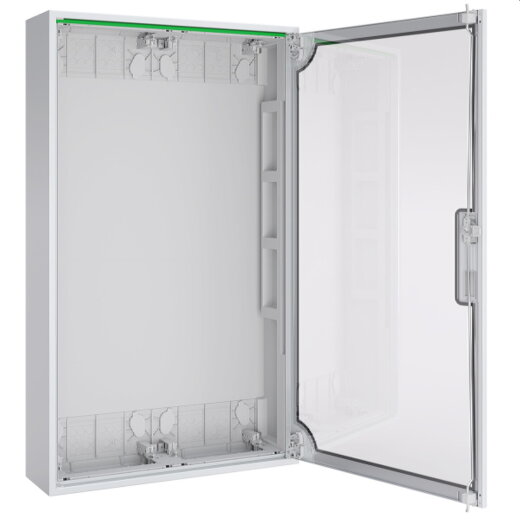 ABN Feldverteiler AP T:160mm Leer 2x6-rg.m.Sichttüre ABNRM206L03