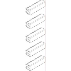 ABN Berührungsschutz für CU 12x5/10mm L:250mm...