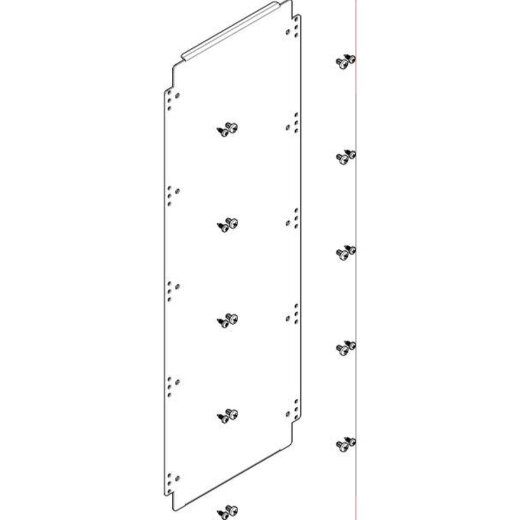 ABN Montageplatte 244x732mm 1FB/5RE FMA15N