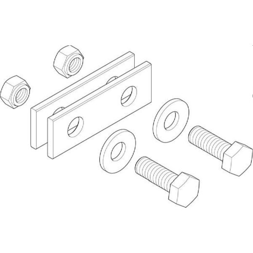 ABN Sammelschienenschrank-Verbindersatz 1polig 630A 30x10mm NE/NP XSV1313