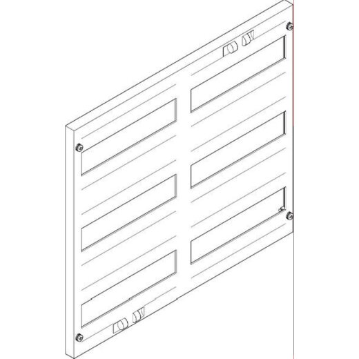 ABN Abdeckplatte 500x450mm 2FB/3RE offen 150mm FAO23N