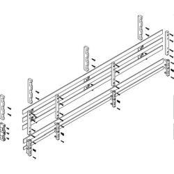 ABN Sammelschienenmodul tief 60mm mit CU 30x5mm 5polig...