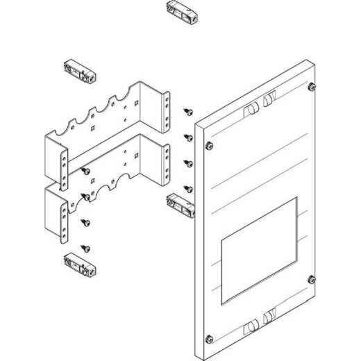 ABN ESPRO-Modul flach 250x450mm 400-630A 3/4polig MF13150