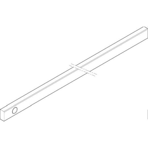 ABN CU-Schiene 3FB 20x10x698mm waagrecht XCUW123K
