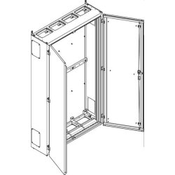 ABN Standgehäuse schutzisoliert IP55 1090x1890x340mm...
