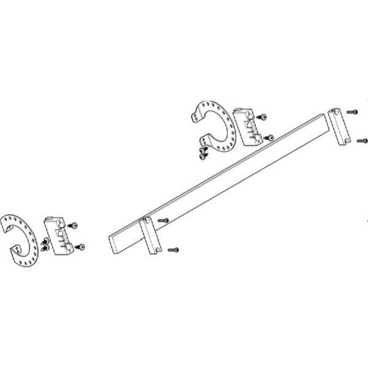 ABN Sammelschienenmodul N/PE mit CU 30x10mm 1polig 27° MXSC21361
