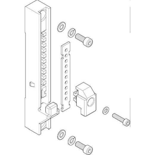 ABN Sammelschienenträger 1polig für CU 30x10mm FST901N