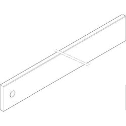 ABN CU-Schiene 5FB 60x10x1291mm waagrecht einseitig XCUW165E