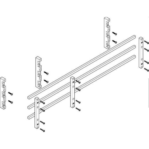 ABN Sammelschienenmodul 60mm mit CU 12x10mm 3polig 70mm MTSC32733