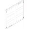 ABN Abdeckplatte 500x450mm 2FB/3RE 40mm NH1/00-Trenner FAP23519N