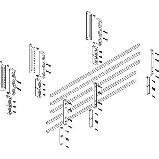 ABN Sammelschienenmodul tief 60mm mit CU 12x10mm 5polig 32mm MTSC33635