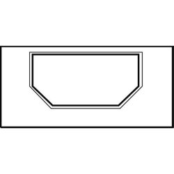ABN Anschlussflansch GAF3 für Verb. 2xGAG12 quer GAF3