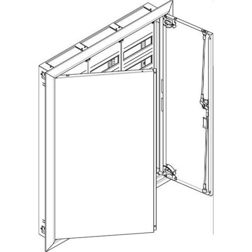 ABN ESPRO Flachverteiler UP/HW T: 110mm UK37 252TE 3x7reihig f. REG UK37