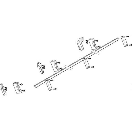 ABN Sammelschienenmodul N/PE mit CU 12x10mm 1polig 30° Standard MXSC41431