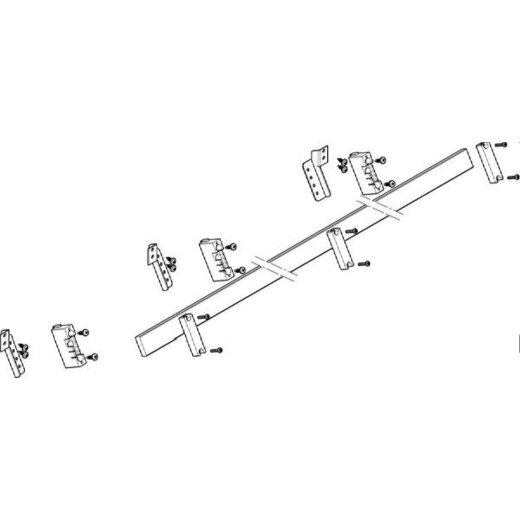 ABN Sammelschienenmodul N/PE mit CU 30x10mm 1polig 30° Standard MXSC41461