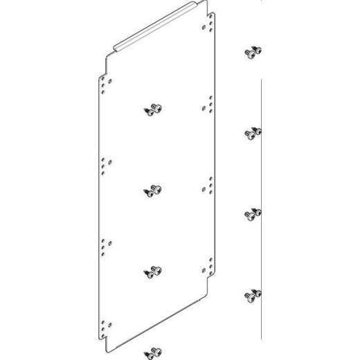 ABN Montageplatte 244x582mm 1FB/4RE FMA14N