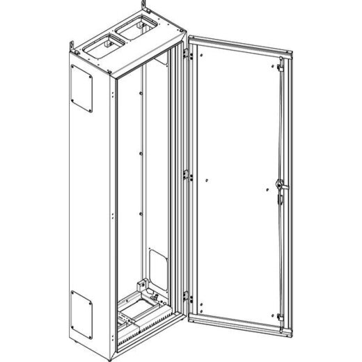 ABN Standgehäuse schutzisoliert IP55 590x1890x340mm NT212P