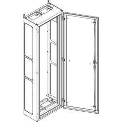 ABN Standgehäuse schutzisoliert IP55 590x1890x340mm...