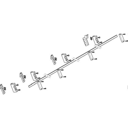 ABN Sammelschienenmodul N/PE mit CU 12x5mm 1polig 30° Standard MXSC51411