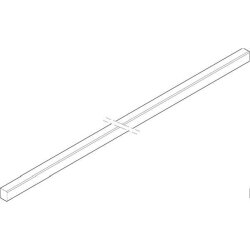 ABN CU-Schiene 1FB 12x10x335mm waagrecht beidseitig XCUW111B