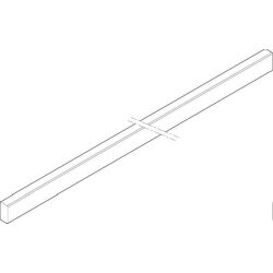 ABN CU-Schiene 1FB 20x10x245mm waagrecht XCUW121