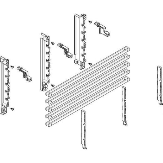 ABN Sammelschienenmodul tief 40mm mit CU 12x5mm 5polig 70mm MTSC22535