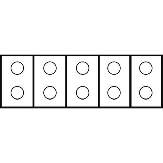 ABN Anschlussklemmenblock GKL124-5 5polig für GAG12 GKL124-5