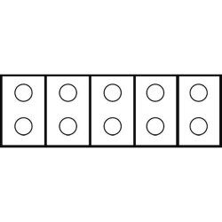 ABN Anschlussklemmenblock GKL124-5 5polig für GAG12...