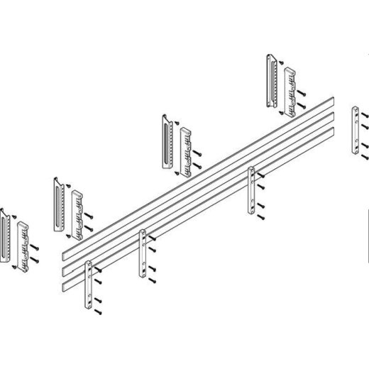 ABN Sammelschienenmodul tief 60mm mit CU 30x5mm 3polig 32mm MTSC52643