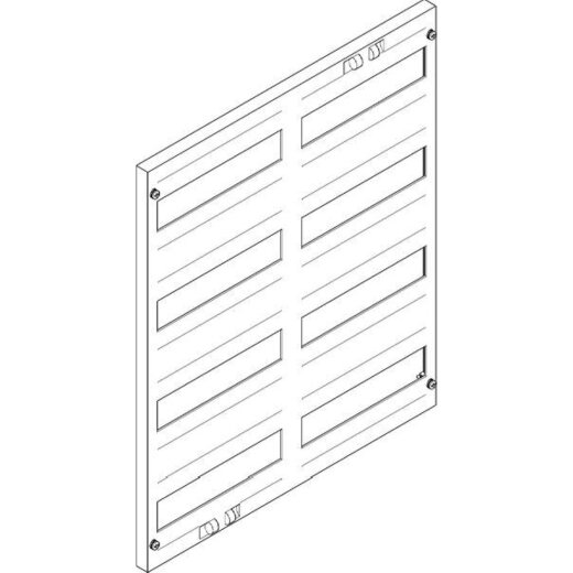 ABN Abdeckplatte 500x600mm 2FB/4RE offen 150mm FAO24N