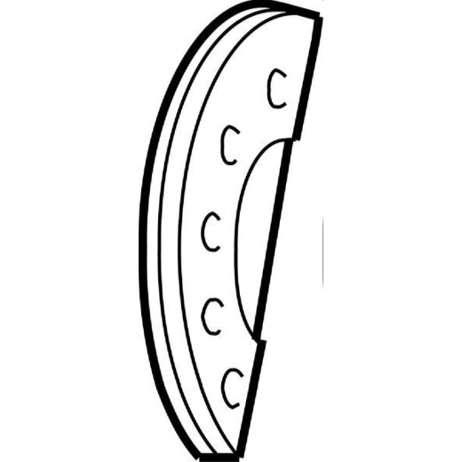 ABN Türgriffsatz GGV120 1x or 1x sw 2x ws (PK=4Stk.) GGV120