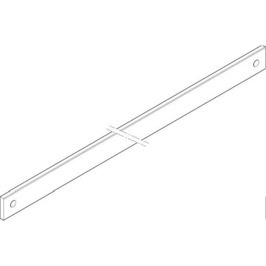 ABN CU-Schiene 3FB 50x10x837mm waagrecht beidseitig XCUW153B