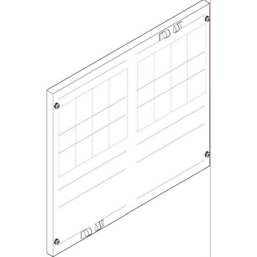 ABN Abdeckplatte 500x450mm 2FB/3RE 60mm 5polig NH00/000 FAP23709N