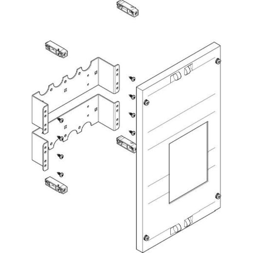 ABN ESPRO-Modul flach 250x450mm 400-630A 3/4polig MF13250
