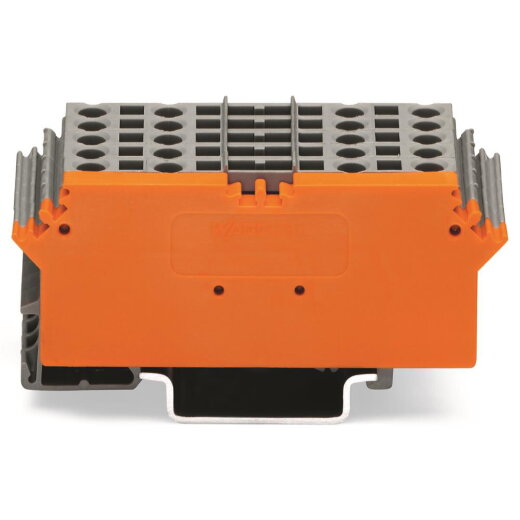 WAGO Basisklemmenblock 10-polig mit 4-Leiter-Klemmen grau 280-765