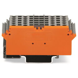 WAGO Basisklemmenblock 10-polig mit 4-Leiter-Klemmen grau...