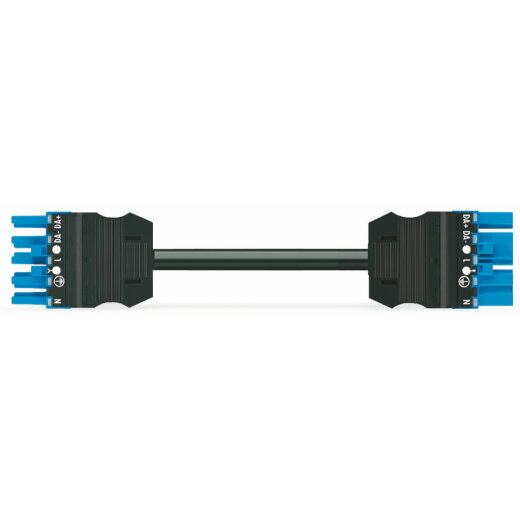 WAGO konfektionierte Verbindungsleitung Eca Buchse Stecker blau 771-9985/006-201