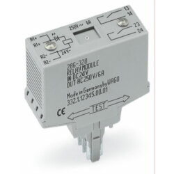 WAGO Relaismodul Eingangsnennspannung DC 24 V 2...