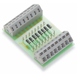 WAGO Bauteilmodul mit Diode mit 8 Stück Diode 1N4007...